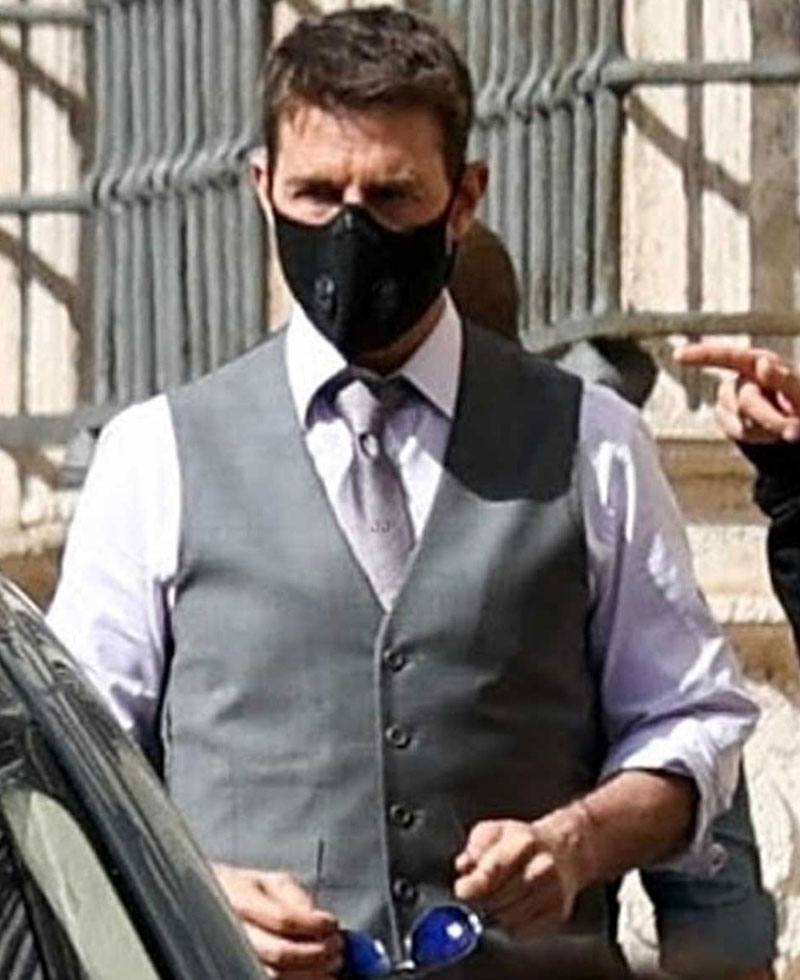Tom Cruise Mission Impossible 7 Grey Vest Tom Cruise Mission Impossible 7 Grey Vest - Image 5