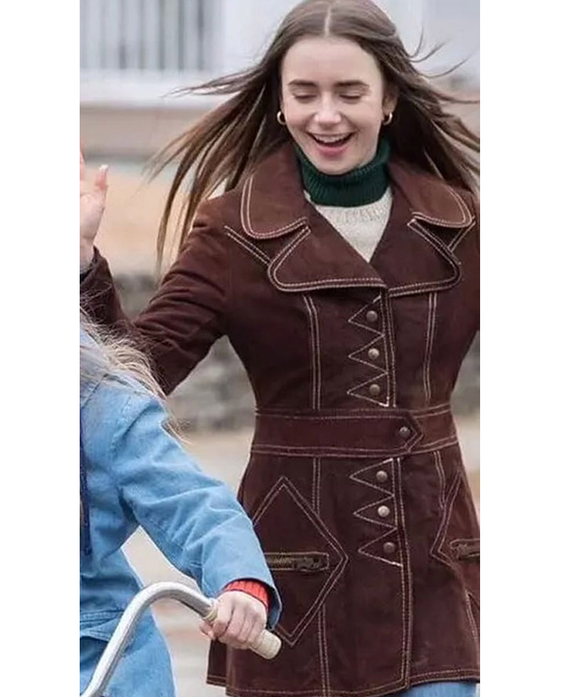 Extremely Wicked Lily Collins Coat Extremely Wicked Lily Collins Coat