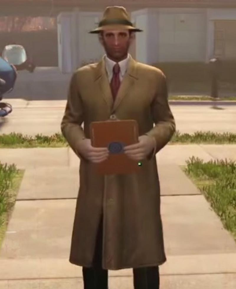 Vault Tec Rep Fallout 4 Coat Vault Tec Rep Fallout 4 Coat - Image 3