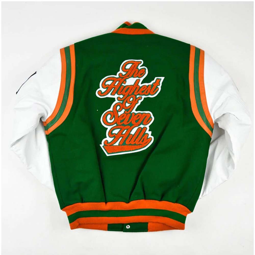 Famu Motto 2.0 Green Varsity Jacket Famu Motto 2.0 Green Varsity Jacket - Image 2