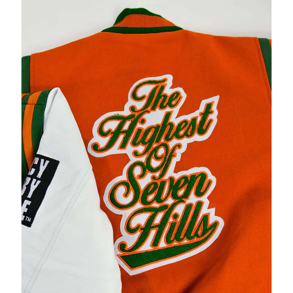Famu Motto 2.0 Orange Varsity Jacket Famu Motto 2.0 Orange Varsity Jacket - Image 3