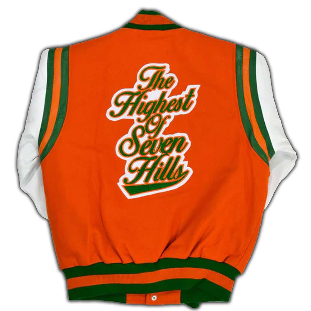 Famu Motto 2.0 Orange Varsity Jacket Famu Motto 2.0 Orange Varsity Jacket - Image 2