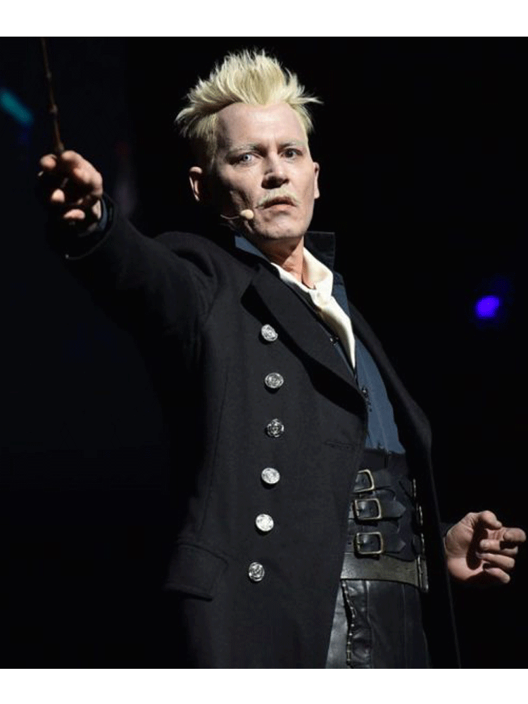 Gellert Grindelwald Fantastic Beasts Johnny Depp Coat Gellert Grindelwald Fantastic Beasts Johnny Depp Coat - Image 2