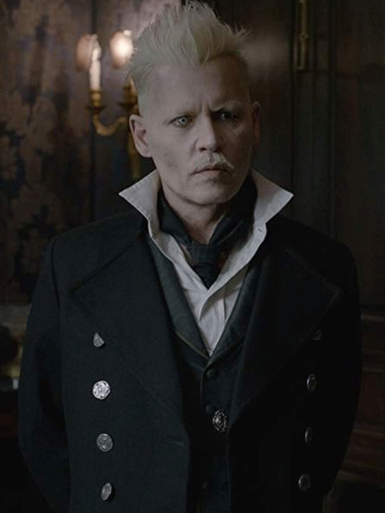 Gellert Grindelwald Fantastic Beasts Johnny Depp Coat Gellert Grindelwald Fantastic Beasts Johnny Depp Coat - Image 3