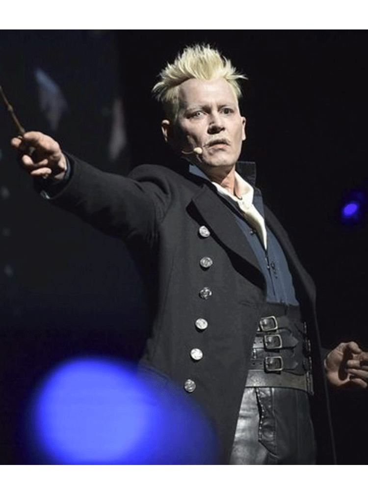 Gellert Grindelwald Fantastic Beasts Johnny Depp Coat Gellert Grindelwald Fantastic Beasts Johnny Depp Coat - Image 4