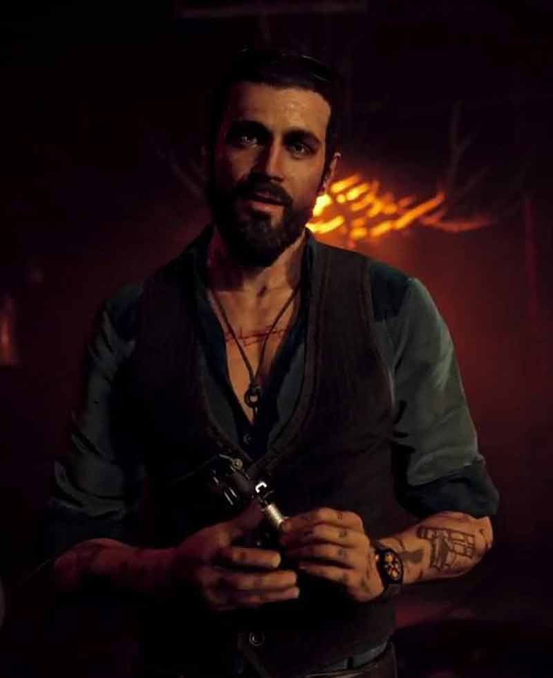 Far Cry 5 John Seed Brown Vest Far Cry 5 John Seed Brown Vest - Image 3