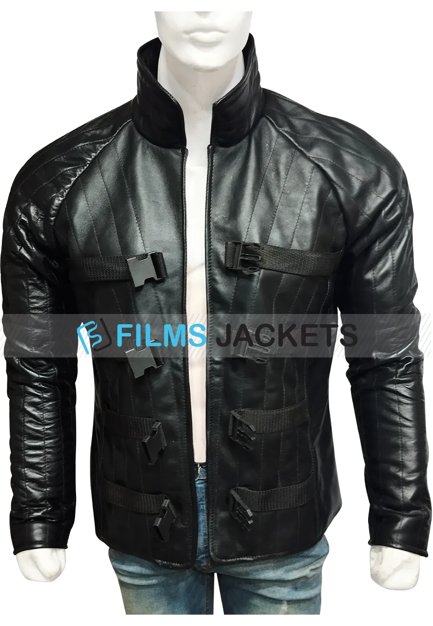 John Crichton Farscape Ben Browder Black Leather Jacket John Crichton Farscape Ben Browder Black Leather Jacket - Image 4