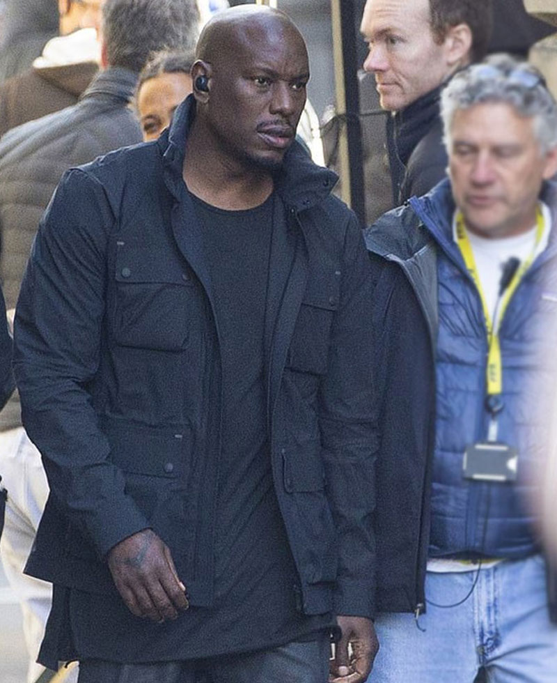 Fast and Furious 9 Tyrese Gibson Black Cotton Jacket Fast and Furious 9 Tyrese Gibson Black Cotton Jacket