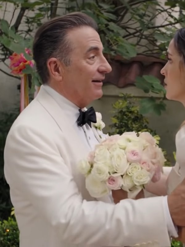 Father of the Bride 2022 Andy Garcia White Simple Blazer Father of the Bride 2022 Andy Garcia White Simple Blazer - Image 2