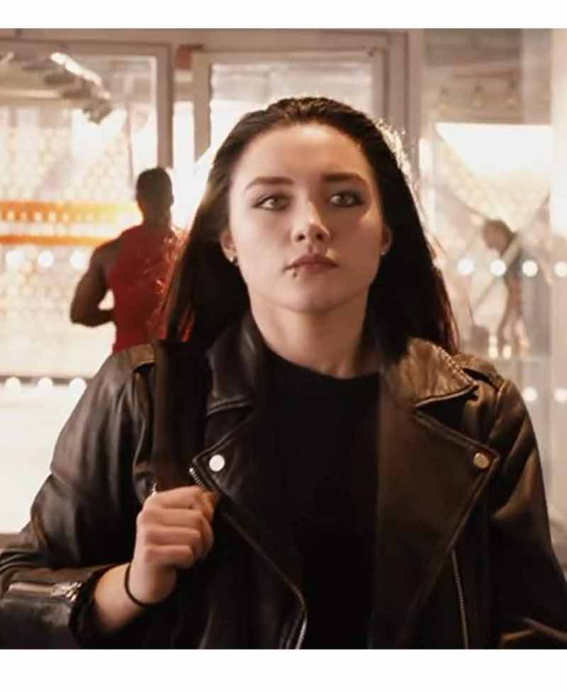 Fighting With My Family Florence Pugh Leather Jacket Fighting With My Family Florence Pugh Leather Jacket - Image 3
