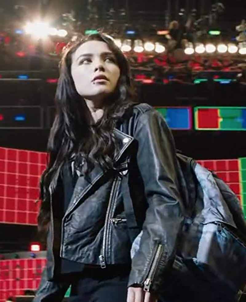 Fighting With My Family Florence Pugh Leather Jacket