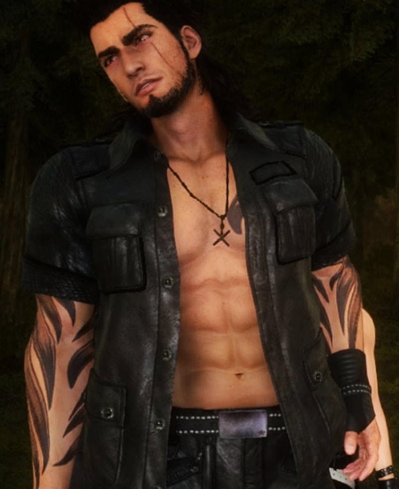 Final Fantasy 15 Game Gladiolus Amicitia Leather Jacket Final Fantasy 15 Game Gladiolus Amicitia Leather Jacket - Image 10