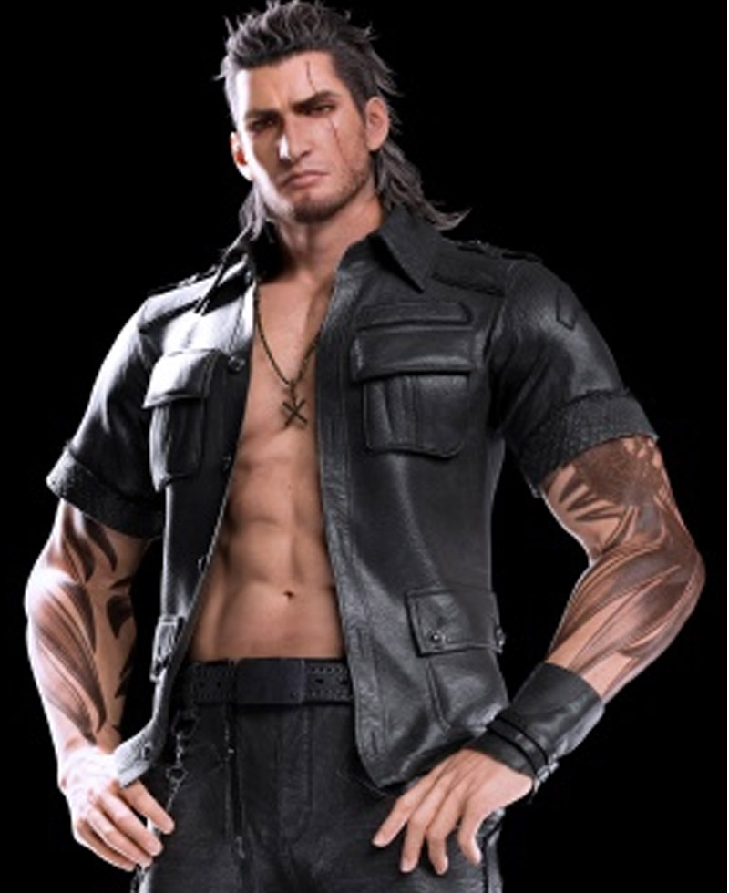 Final Fantasy 15 Game Gladiolus Amicitia Leather Jacket Final Fantasy 15 Game Gladiolus Amicitia Leather Jacket - Image 9
