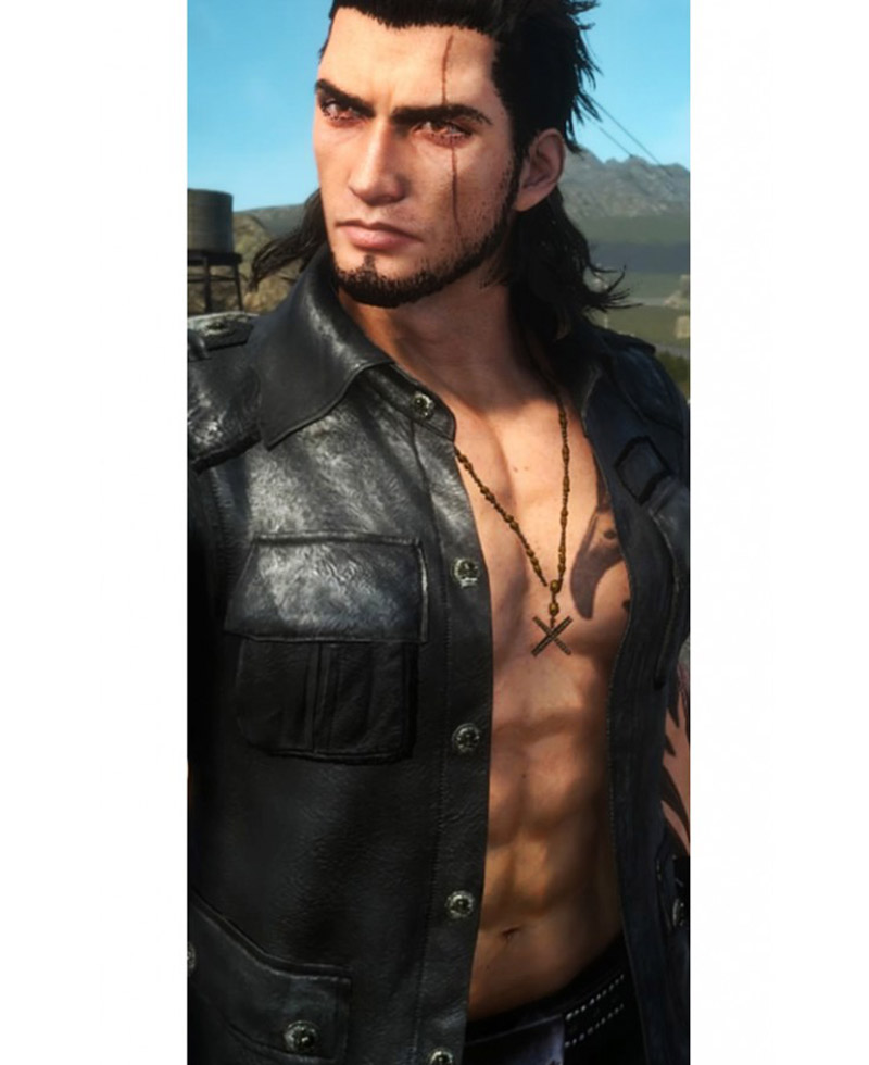 Final Fantasy 15 Game Gladiolus Amicitia Leather Jacket Final Fantasy 15 Game Gladiolus Amicitia Leather Jacket - Image 11