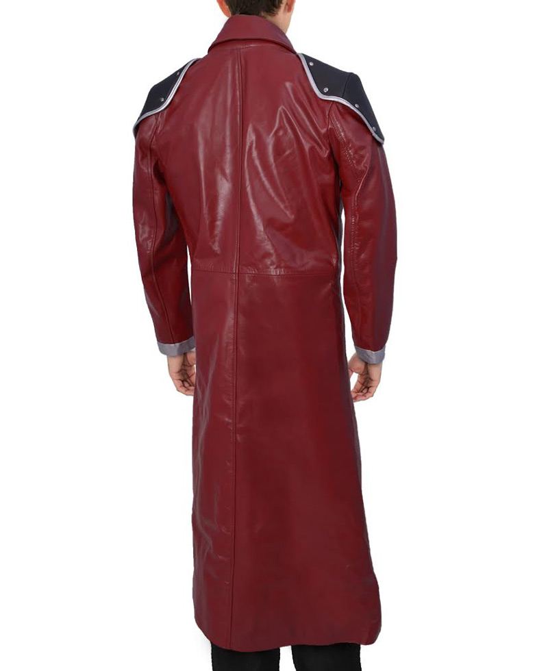 Final Fantasy Genesis Rhapsodos Trench Leather Coat Final Fantasy Genesis Rhapsodos Trench Leather Coat - Image 2