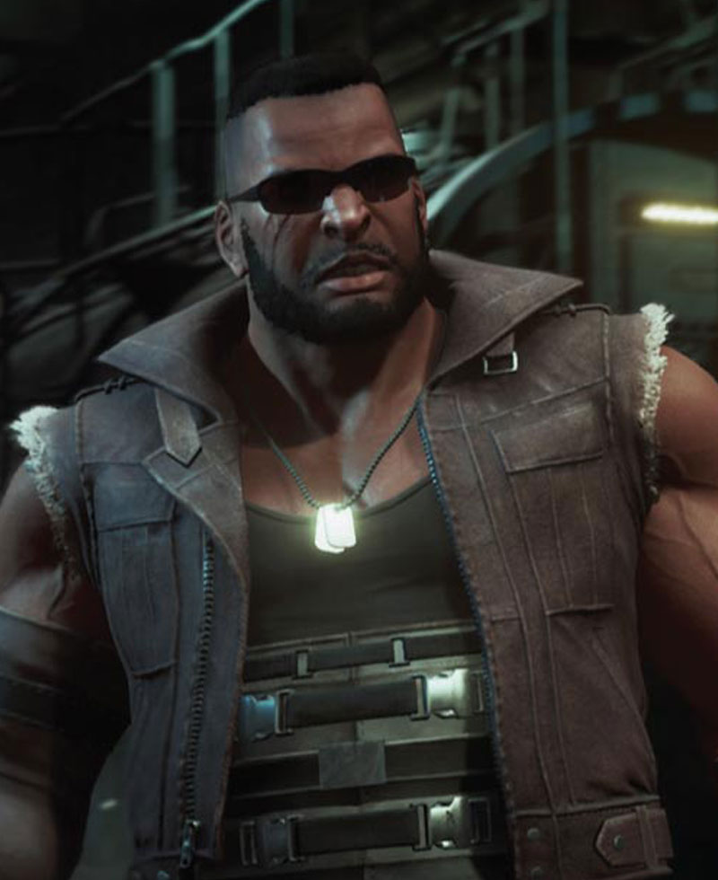 Final Fantasy 7 Barret Wallace Brown Vest Final Fantasy 7 Barret Wallace Brown Vest - Image 2