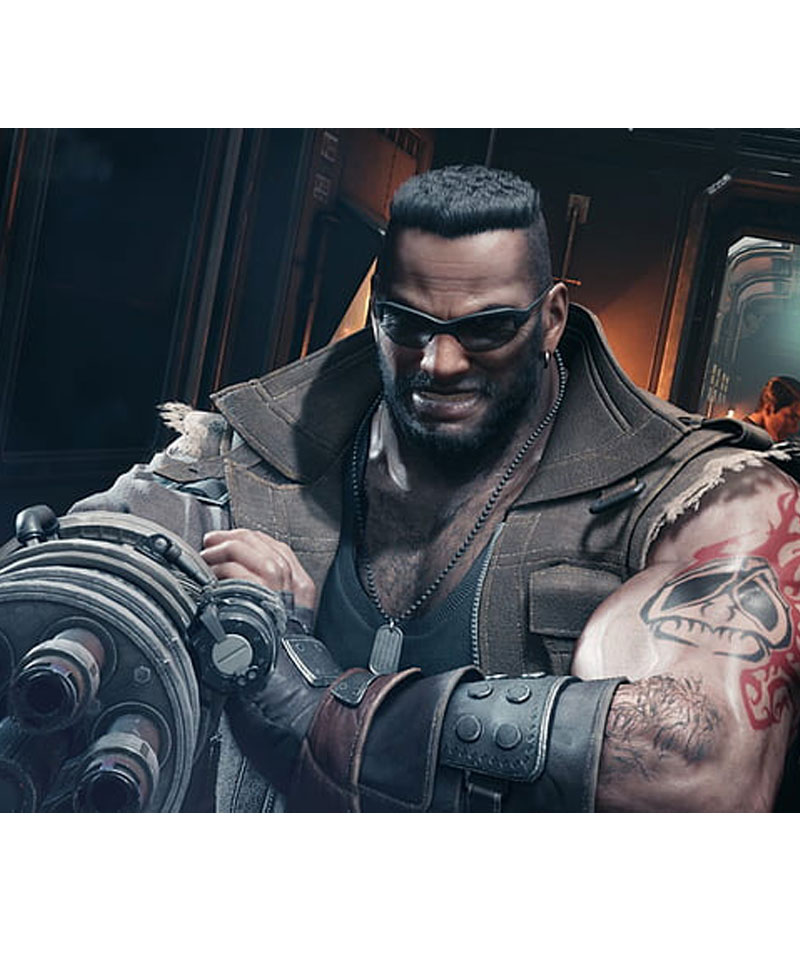 Final Fantasy 7 Barret Wallace Brown Vest Final Fantasy 7 Barret Wallace Brown Vest - Image 3