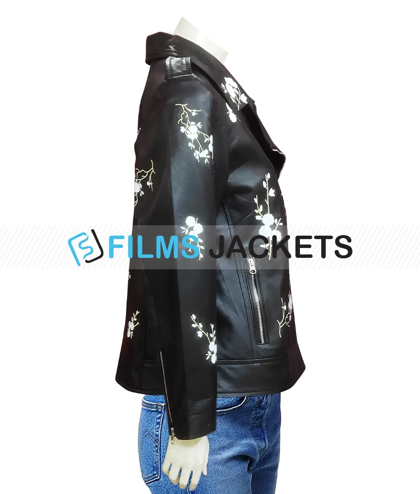 Find Me in Paris Jessica Lord Cropped Leather Jacket lena grisky leather jacket
