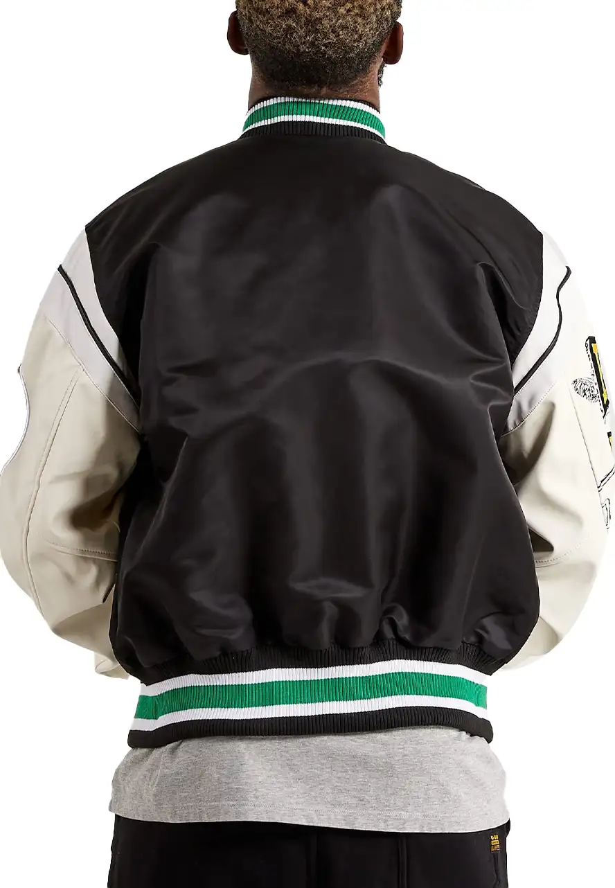 First Row Seek Inner Peace Varsity Jacket First Row Seek Inner Peace Varsity Jacket - Image 2