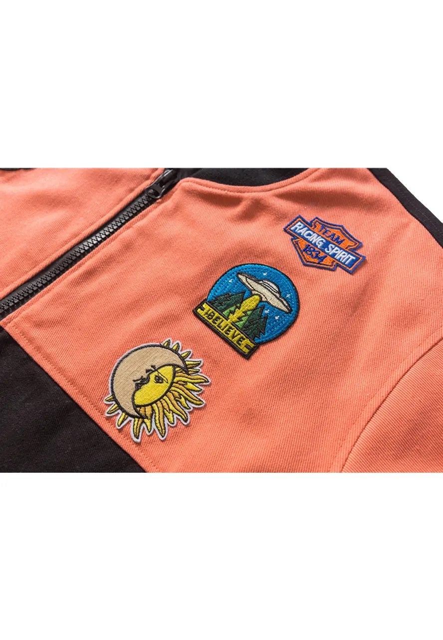 Flame Retro Baseball Jacket Flame Retro Baseball Jacket - Image 5
