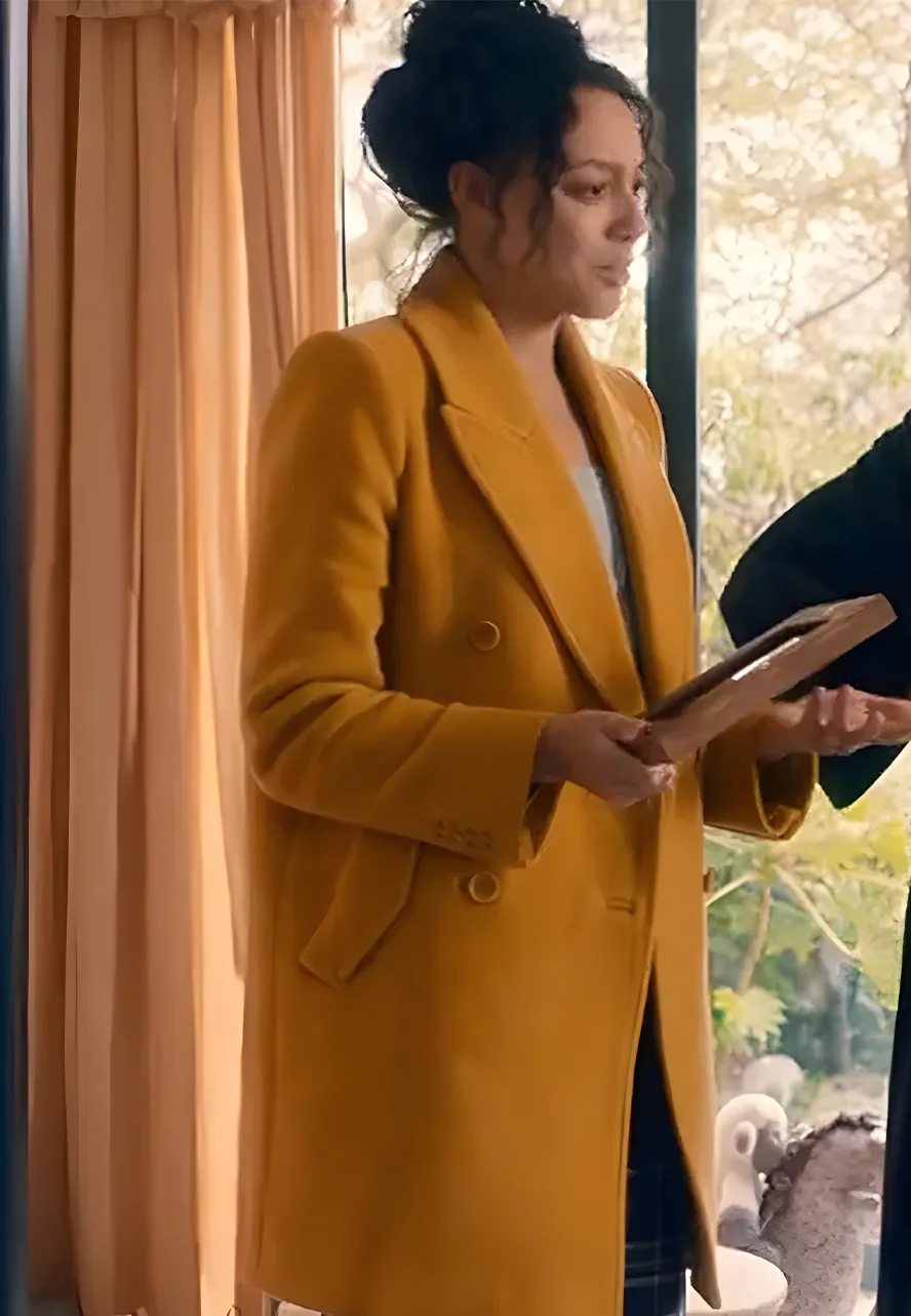 Fool Me Once 2024 Adelle Leonce Yellow Coat Fool Me Once 2024 Adelle Leonce Yellow Coat - Image 3