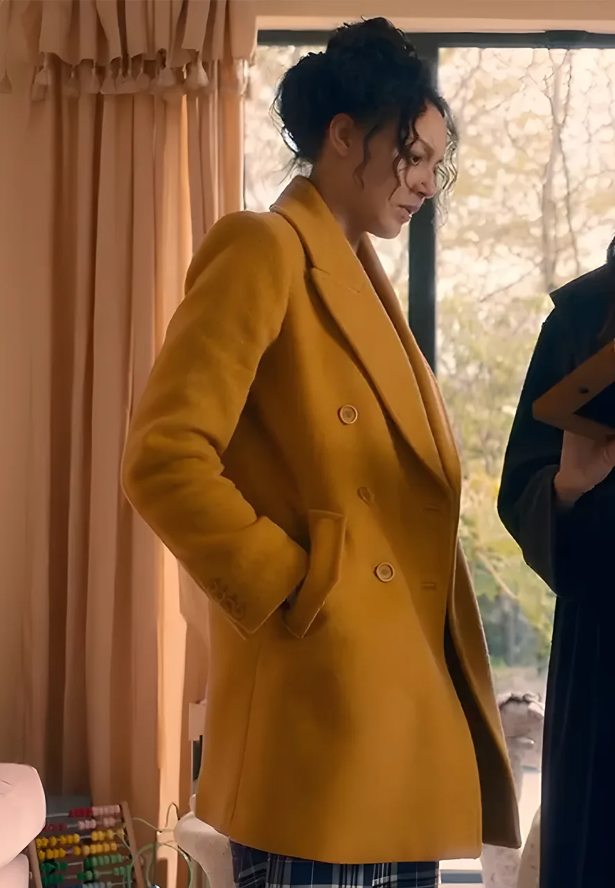 Fool Me Once 2024 Adelle Leonce Yellow Coat Fool Me Once 2024 Adelle Leonce Yellow Coat - Image 2