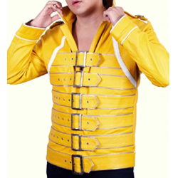 Freddie Mercury Yellow Leather Jacket Freddie Mercury Yellow Leather Jacket - Image 5