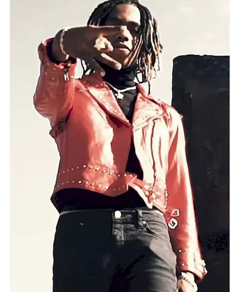 Freddy Krueger YNW Melly Studded Leather Jacket Freddy Krueger YNW Melly Studded Leather Jacket - Image 3