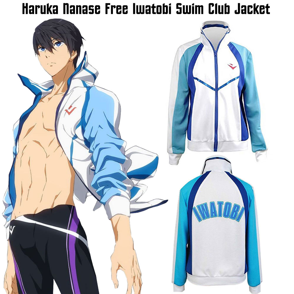 Iwatobi Swim Club Free Haruka Nanase Jacket Iwatobi Swim Club Free Haruka Nanase Jacket - Image 3