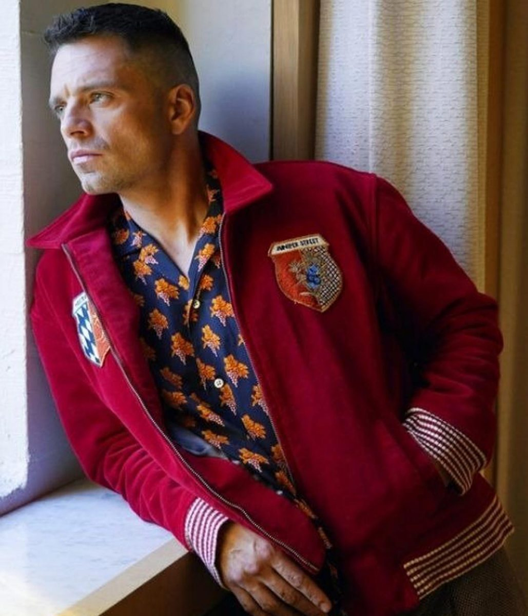 Fresh Sebastian Stan Red Wool Jacket Fresh Sebastian Stan Red Wool Jacket - Image 2