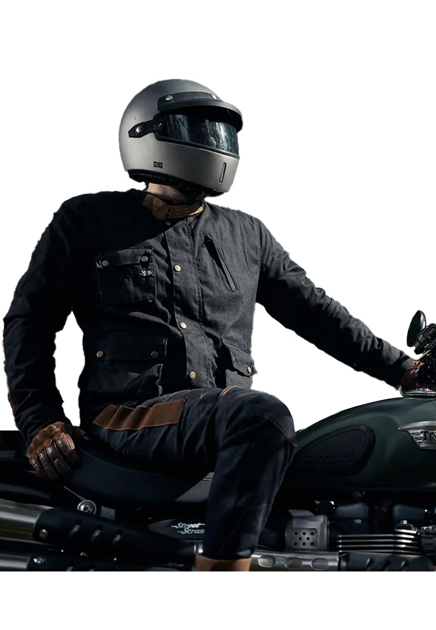 Fuel Division 2 Motorcycle Black Jacket Fuel Division 2 Motorcycle Black Jacket - Image 5