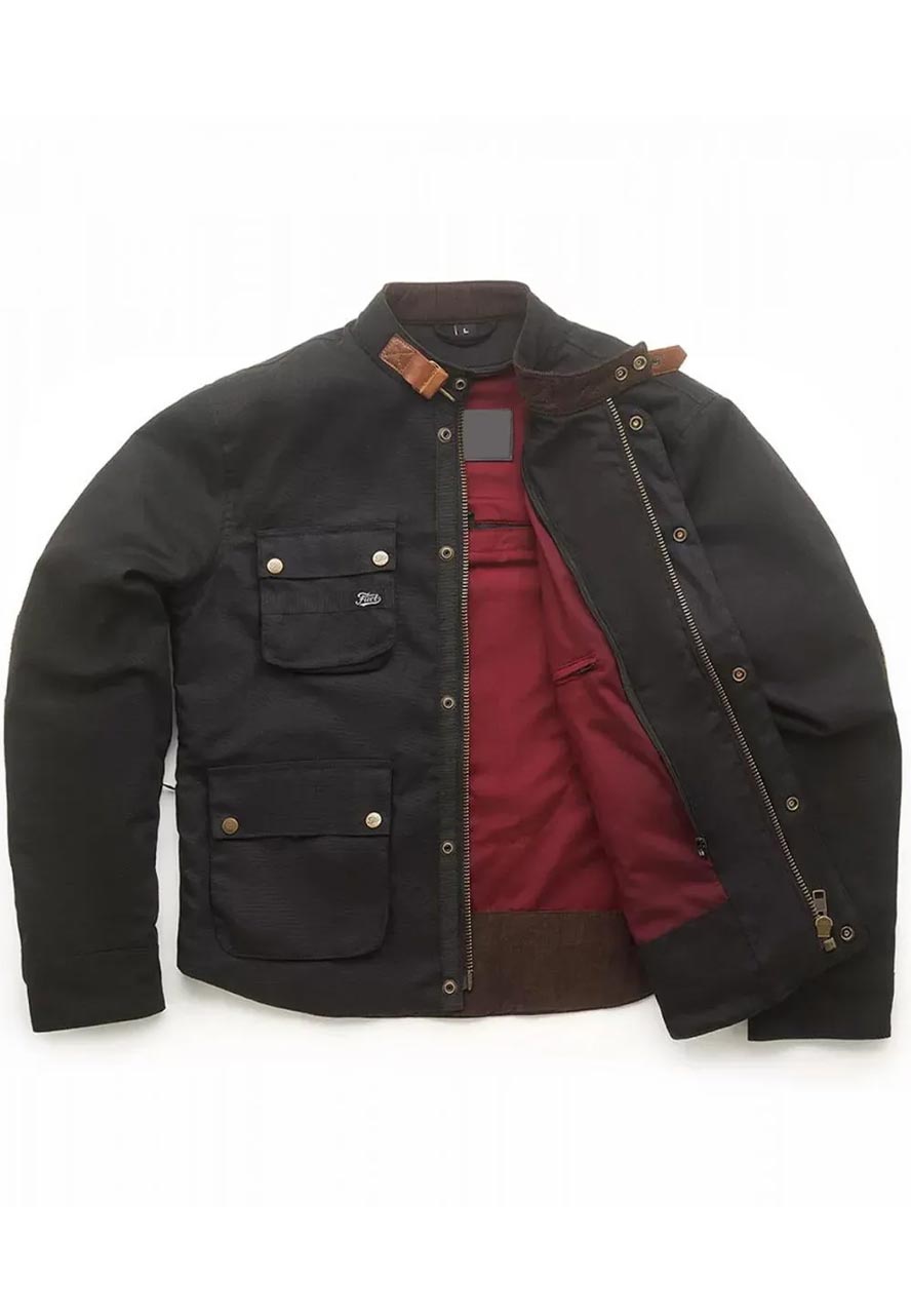 Fuel Division 2 Motorcycle Black Jacket Fuel Division 2 Motorcycle Black Jacket - Image 3