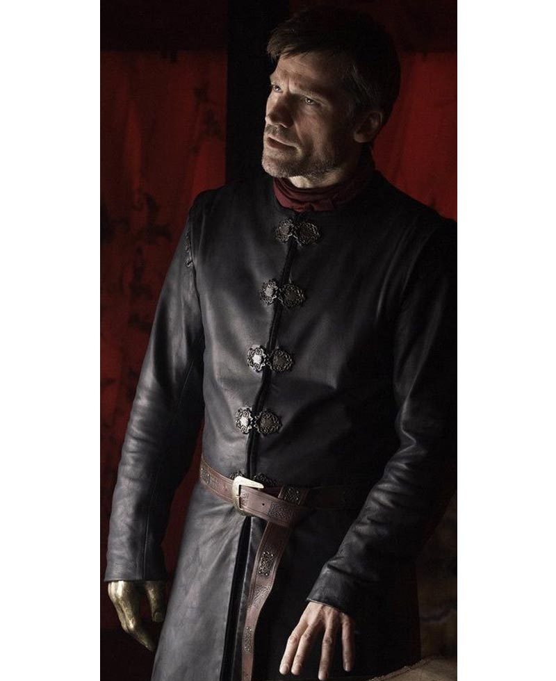 Game of Thrones Dragonstone Jaime Lannister Leather Jacket Game of Thrones Dragonstone Jaime Lannister Leather Jacket - Image 13