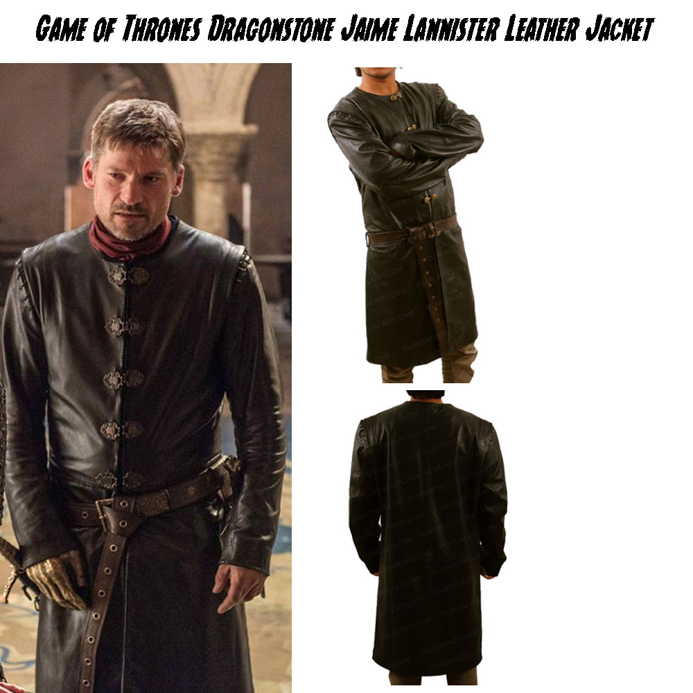 Game of Thrones Dragonstone Jaime Lannister Leather Jacket Game of Thrones Dragonstone Jaime Lannister Leather Jacket - Image 6