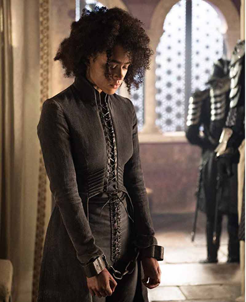 Game of Thrones Nathalie Emmanuel Trench Coat Game of Thrones Nathalie Emmanuel Trench Coat