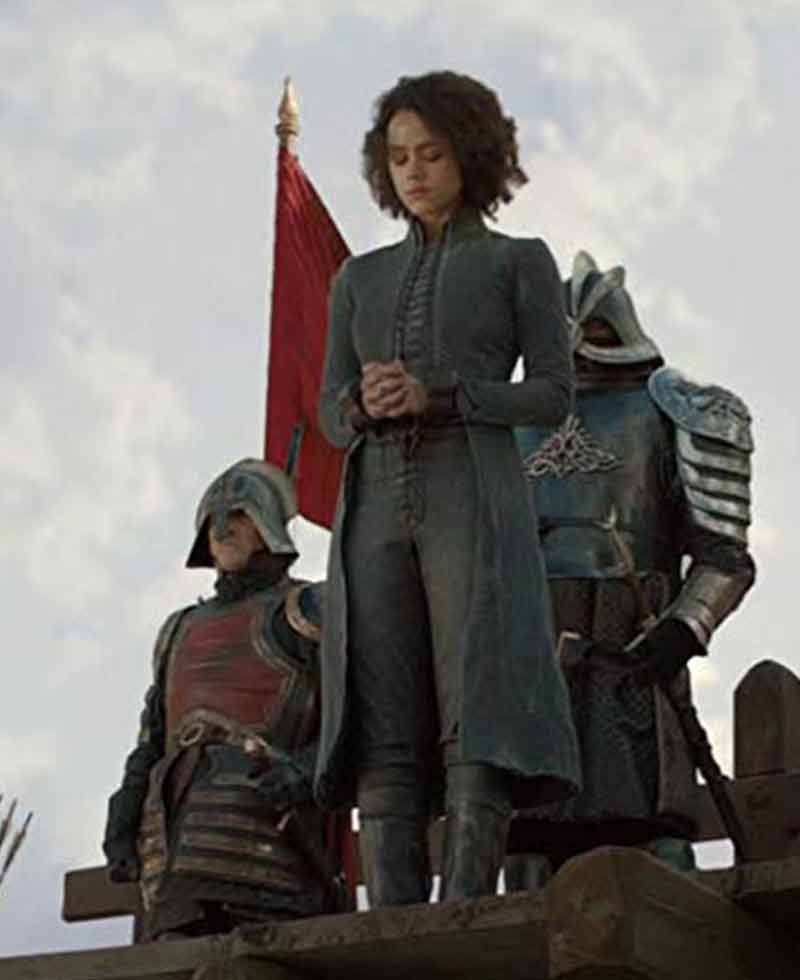 Game of Thrones Nathalie Emmanuel Trench Coat Game of Thrones Nathalie Emmanuel Trench Coat - Image 2
