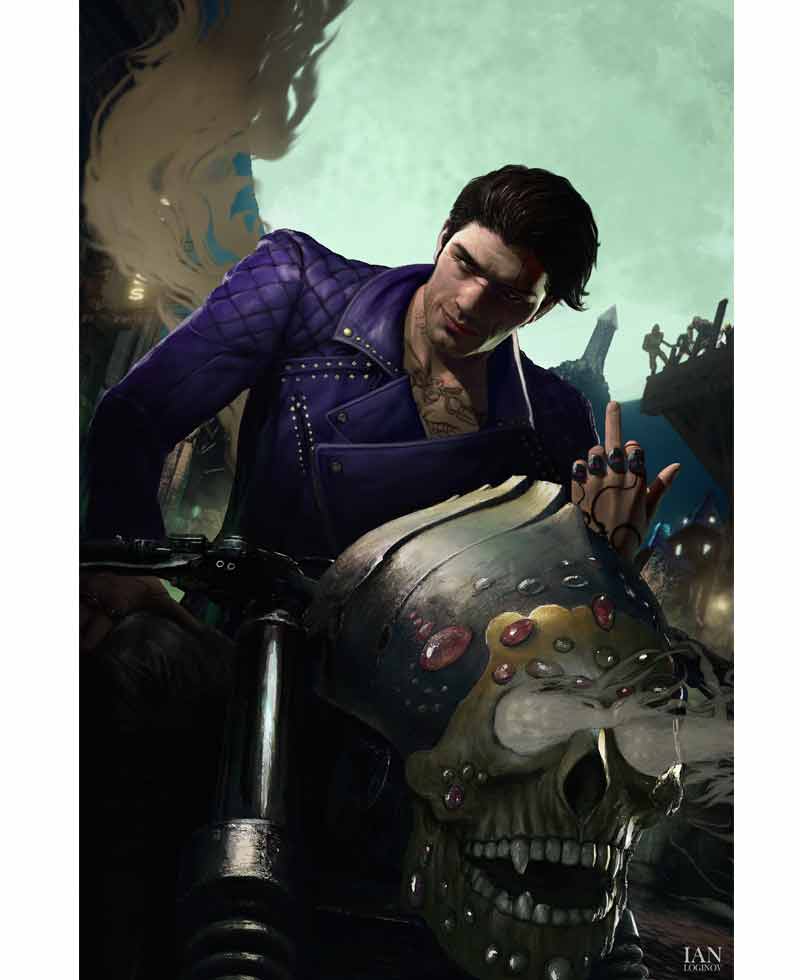 Garcia Hotspur Shadows of The Damned Purple Jacket Garcia Hotspur Shadows of The Damned Purple Jacket - Image 4