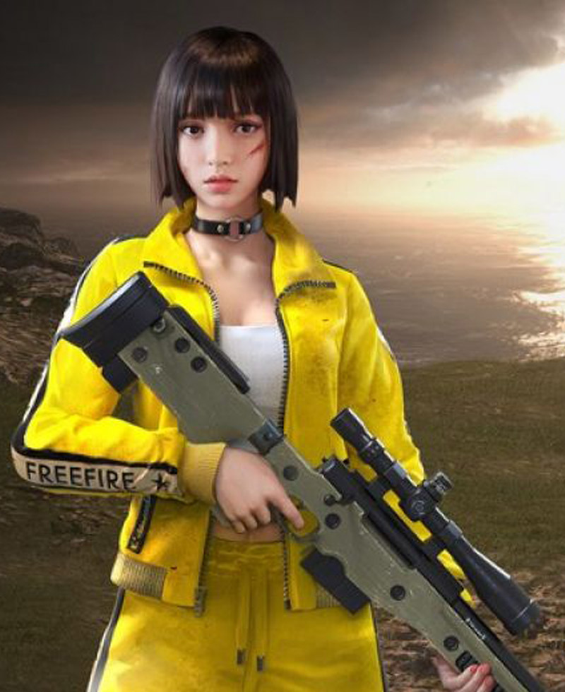 Garena Free Fire Kelly Yellow Jacket Garena Free Fire Kelly Yellow Jacket