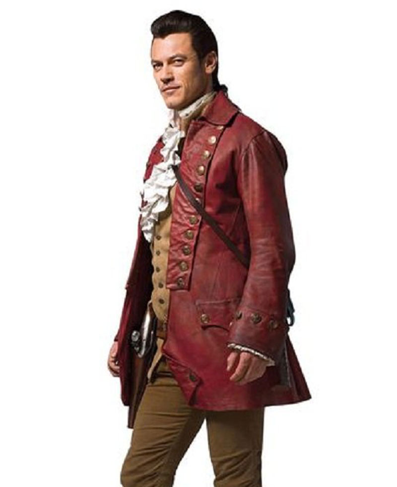 Luke Evans Beauty and The Beast Leather Coat Luke Evans Beauty and The Beast Leather Coat - Image 2