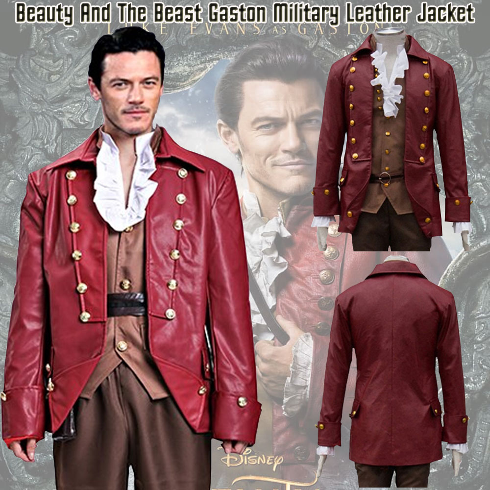 Luke Evans Beauty and The Beast Leather Coat Luke Evans Beauty and The Beast Leather Coat - Image 7