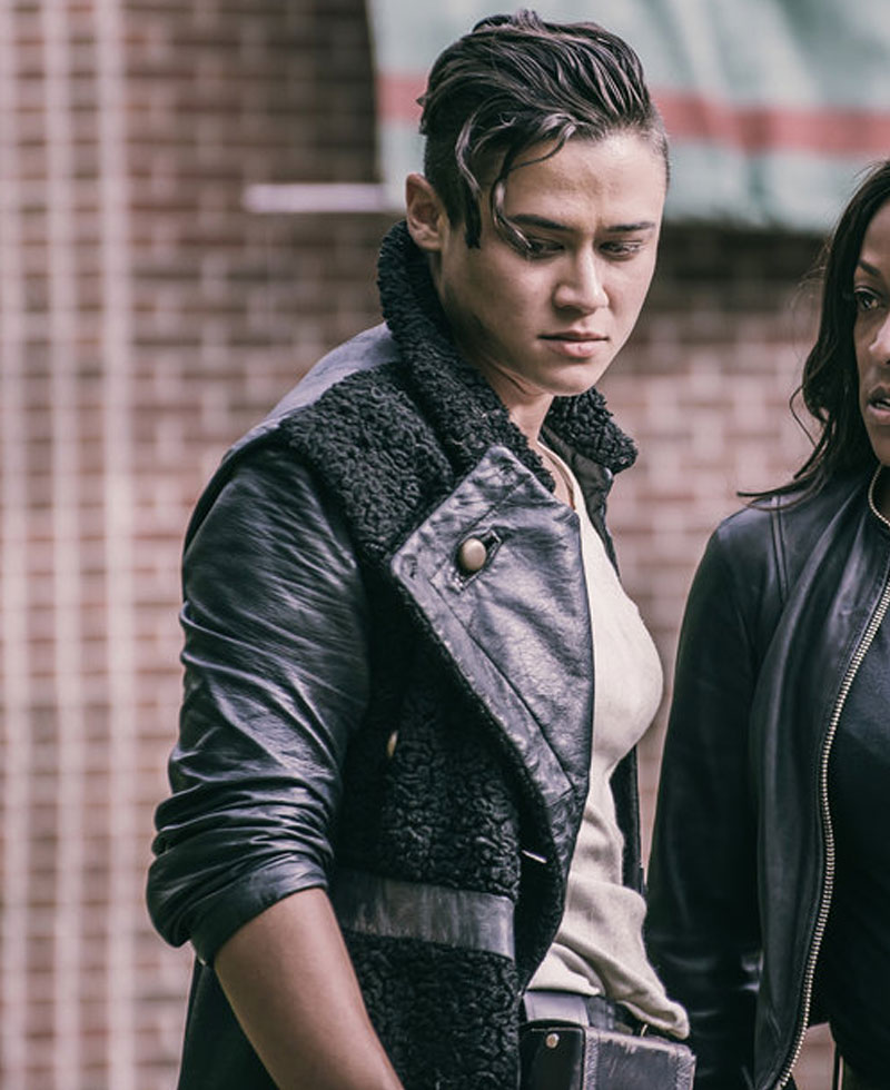 Z Nation Katy M O'Brian Leather Coat Z Nation Katy M O'Brian Leather Coat - Image 3