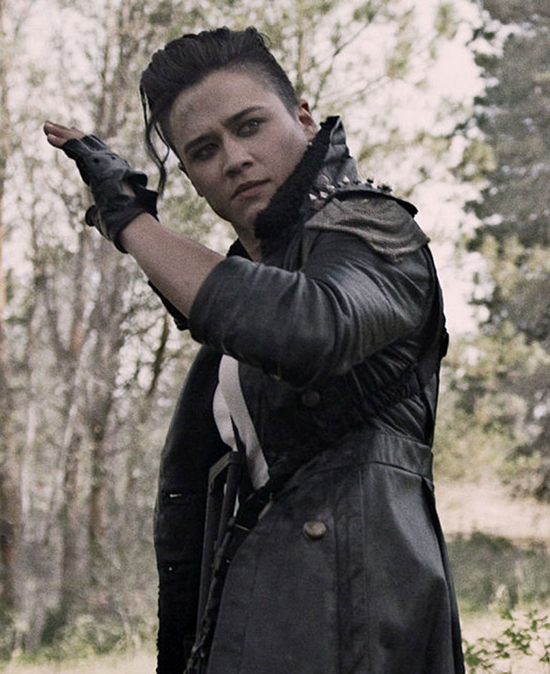 Z Nation Katy M O'Brian Leather Coat Z Nation Katy M O'Brian Leather Coat - Image 2