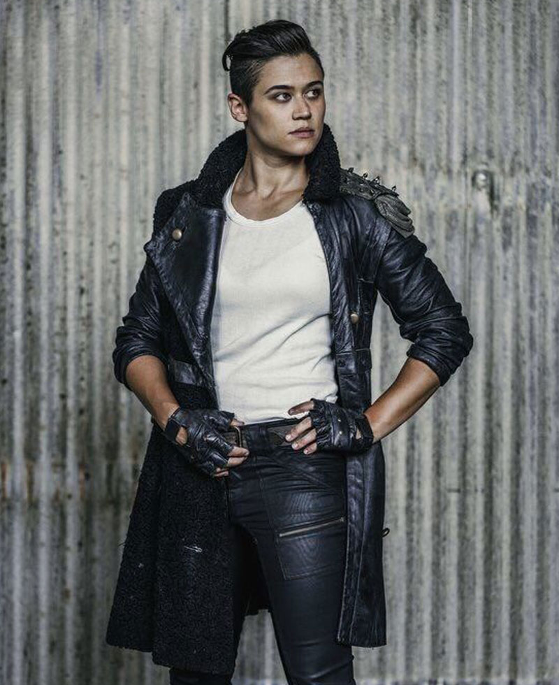 Z Nation Katy M O'Brian Leather Coat Z Nation Katy M O'Brian Leather Coat - Image 4