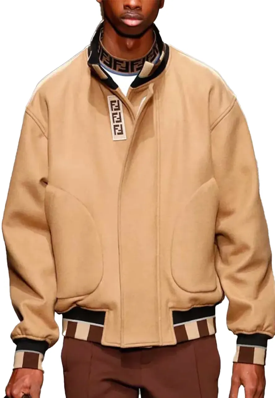 Michael Rainey Jr Power Book II Ghost Brown Bomber Jacket Michael Rainey Jr Power Book II Ghost Brown Bomber Jacket