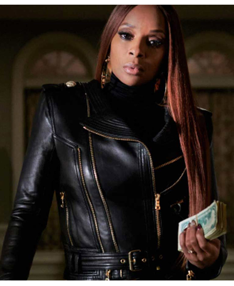 Mary J Blige Power Book II Leather Jacket Mary J Blige Power Book II Leather Jacket