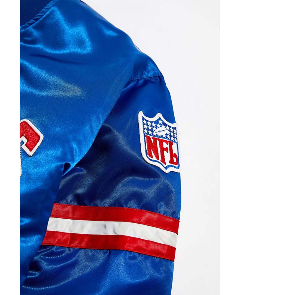 Giants New York Blue Jacket Giants New York Blue Jacket - Image 3
