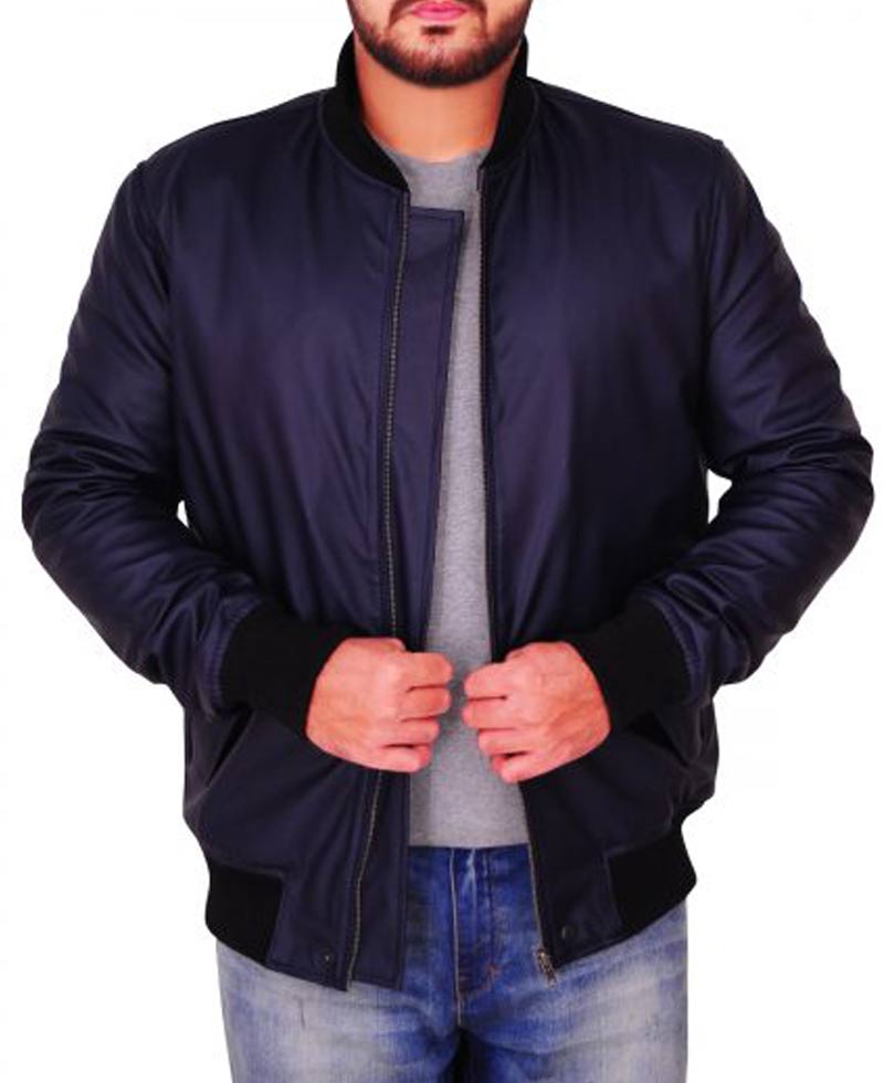 God Friended Me Miles Finer Bomber Leather Jacket God Friended Me Miles Finer Bomber Leather Jacket - Image 2