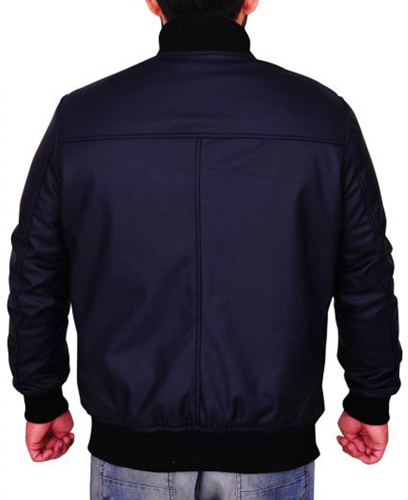 God Friended Me Miles Finer Bomber Leather Jacket God Friended Me Miles Finer Bomber Leather Jacket - Image 7