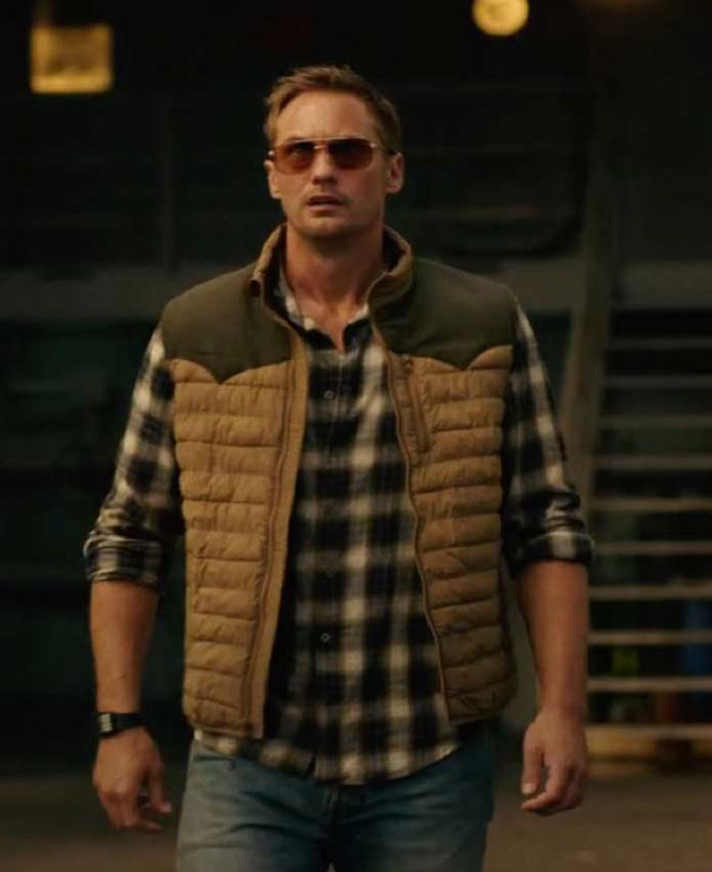 Alexander Skarsgard Godzilla Vs Kong Brown Vest Alexander Skarsgard Godzilla Vs Kong Brown Vest