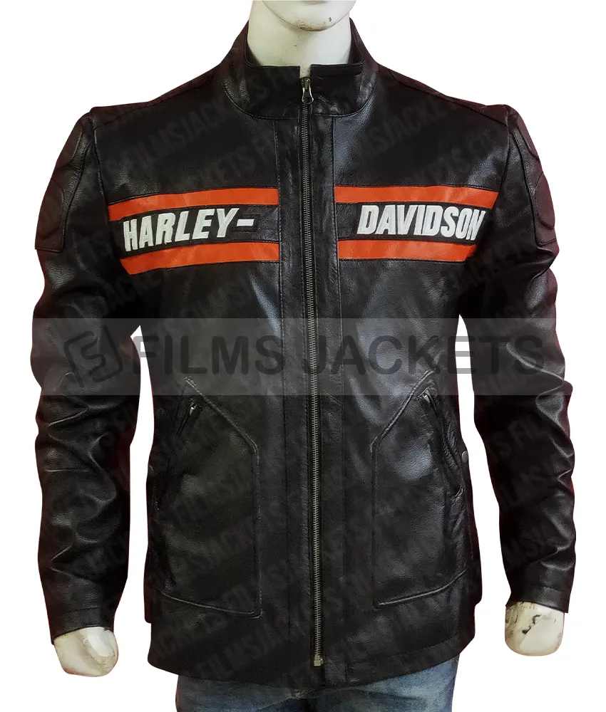 Biker Style Goldberg Harley Davidson Leather Jacket Biker Style Goldberg Harley Davidson Leather Jacket - Image 6